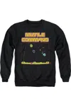 Gildan Atari Missle Screen Adult Crewneck Sweatshirt In Black