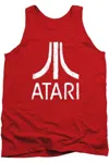 Gildan Atari Rough Logo Adult Tank In Red