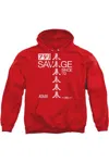 Gildan Atari Savage 72 Adult Pull Over Hoodie In Red