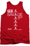 Gildan Atari Savage 72 Adult Tank In Red
