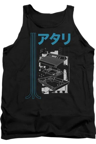 Gildan Atari Schematic Adult Tank In Black