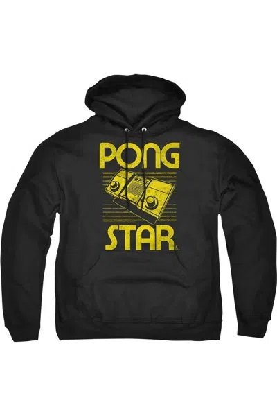 Gildan Atari Star Adult Pull Over Hoodie In Black