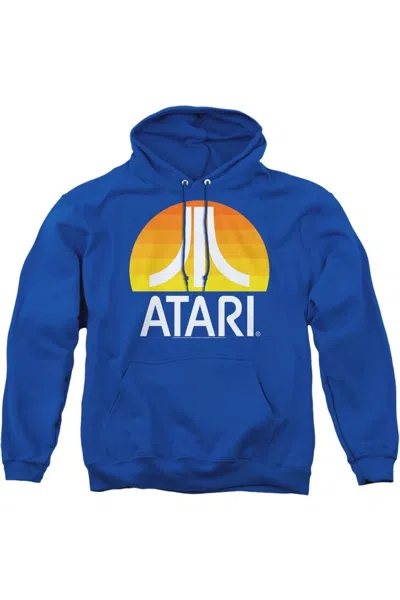 Gildan Atari Sunrise Clean Adult Pull Over Hoodie In Blue