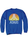 Gildan Atari Sunrise Eroded Adult Crewneck Sweatshirt In Blue