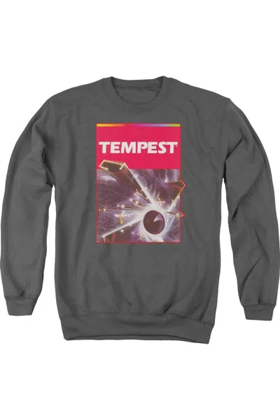 Gildan Atari Tempest Box Art Adult Crewneck Sweatshirt In Pink