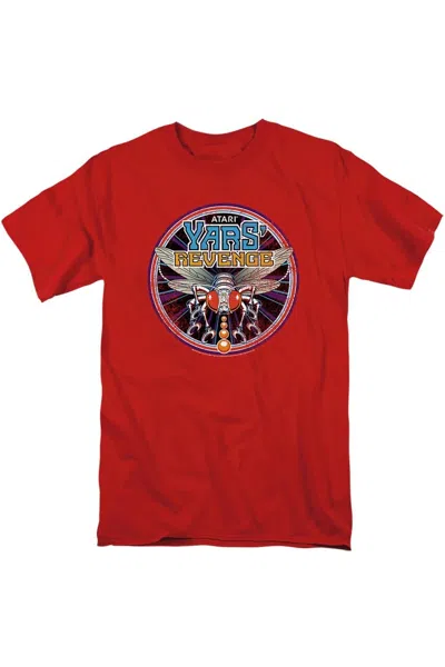 Gildan Atari Yars Revenge Patch Short Sleeve Adult Tee / T-shirt In Red