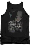 Gildan Batman #1 Adult Tank Top In Black