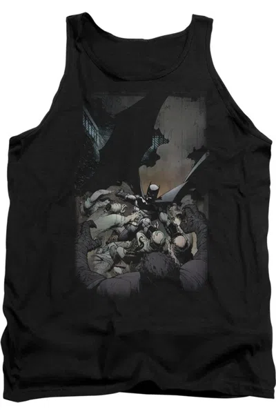 Gildan Batman #1 Adult Tank Top In Black