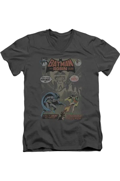 Gildan Batman #232 Cover Short Sleeve Adult V Neck Tee / T-shirt In Pink