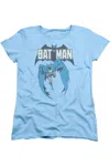Gildan Batman #241 Cover Short Sleeve Womens Tee / T-shirt In Blue