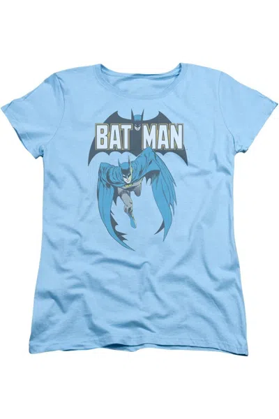 Gildan Batman #241 Cover Short Sleeve Womens Tee / T-shirt In Blue