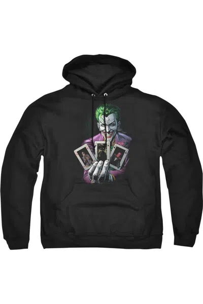 Gildan Batman 3 Of A Kind Adult Pull Over Hoodie / Hooded Sweatshirt In Black