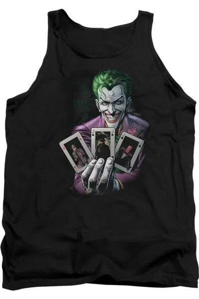 Gildan Batman 3 Of A Kind Adult Tank Top In Black