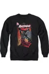 Gildan Batman #655 Cover Adult Crewneck Sweatshirt In Black