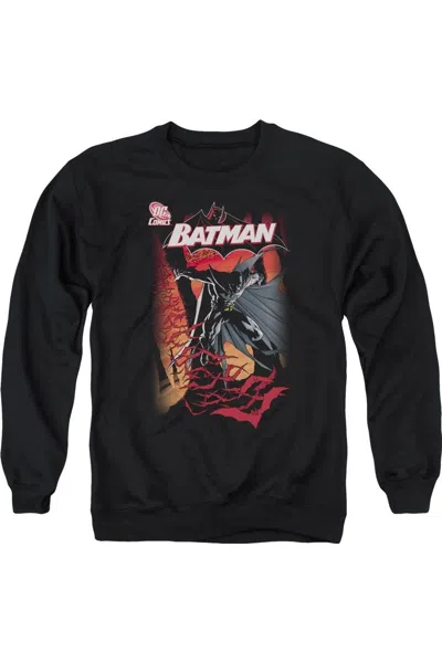 Gildan Batman #655 Cover Adult Crewneck Sweatshirt In Black