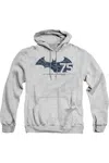 Gildan Batman 75 Year Collage Adult Pull Over Hoodie / Hooded Sweatshirt In Multi