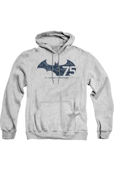 Gildan Batman 75 Year Collage Adult Pull Over Hoodie / Hooded Sweatshirt In Multi