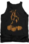 Gildan Batman A Bat Among Pumpkins Adult Tank Top In Black