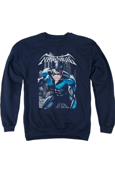 Gildan Batman A Legacy Adult Crewneck Sweatshirt In Blue