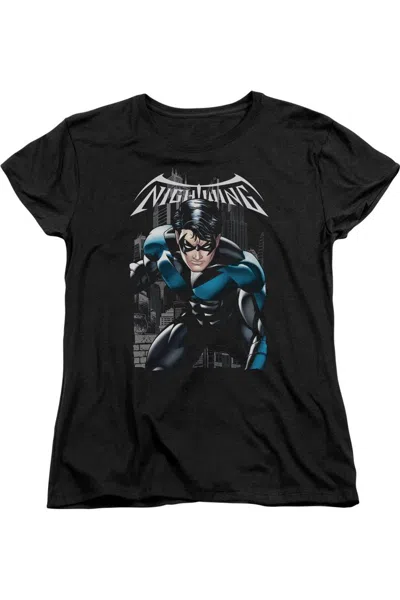 Gildan Batman A Legacy Short Sleeve Womens Tee / T-shirt In Black
