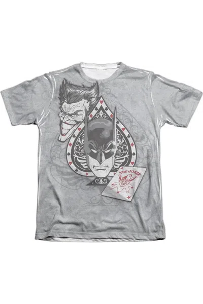 Gildan Batman Ace Adult 65/35 Poly/cotton Short Sleeve Tee / T-shirt In White