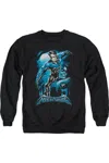 Gildan Batman All Grown Up Adult Crewneck Sweatshirt In Black