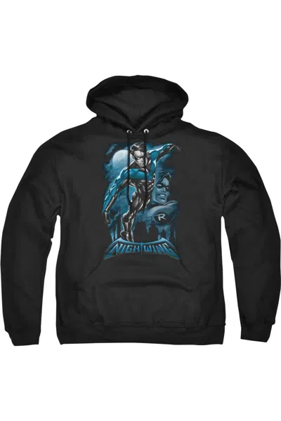 Gildan Batman All Grown Up Adult Pull Over Hoodie / Hooded Sweatshirt In Black