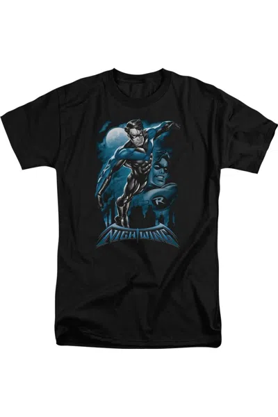 Gildan Batman All Grown Up Adult Heather Tee / T-shirt In Black