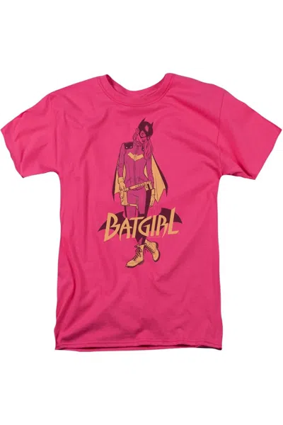 Gildan Batman All New Batgirl Short Sleeve Adult Tee / T-shirt In Pink