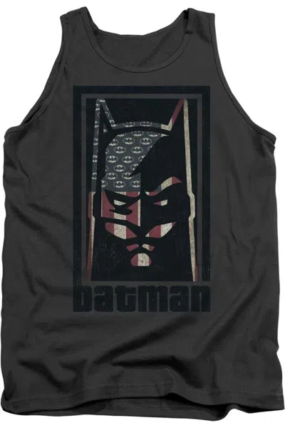 Gildan Batman American Batman Adult Tank Top In Pink