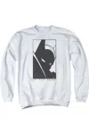 Gildan Batman An Icon Adult Crewneck Sweatshirt In White