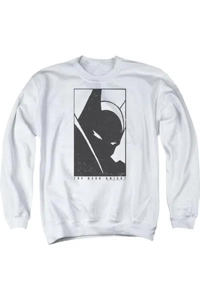 Gildan Batman An Icon Adult Crewneck Sweatshirt In White