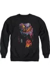 Gildan Batman & Robin #1 Adult Crewneck Sweatshirt In Black
