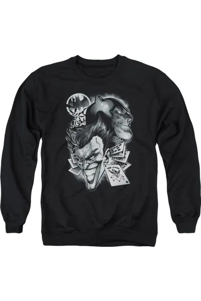 Gildan Batman Archenemies Adult Crewneck Sweatshirt In Black