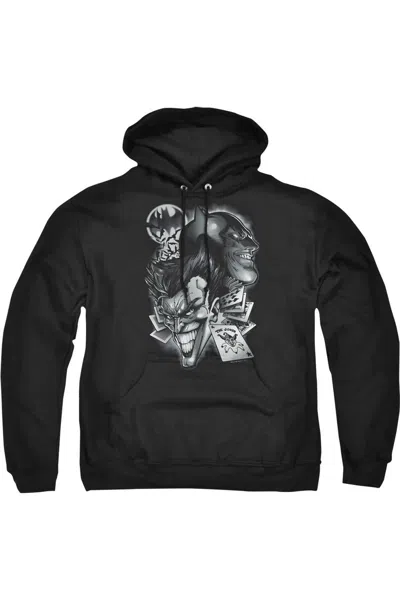 Gildan Batman Archenemies Adult Pull Over Hoodie / Hooded Sweatshirt In Black
