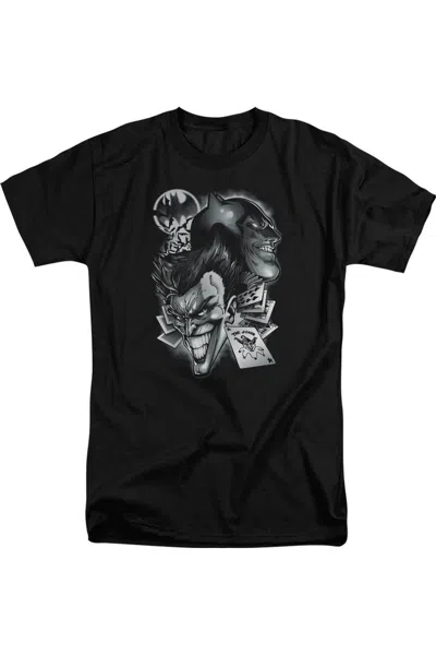 Gildan Batman Archenemies Short Sleeve Adult Tall Tee / T-shirt In Black