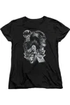 Gildan Batman Arkham Origins Out Of The Shadows Short Sleeve Womens Tee / T-shirt In Black