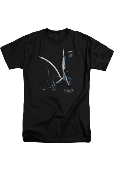 Gildan Batman Arkham Asylum Arkham Batman Short Sleeve Adult Tall Tee / T-shirt In Black