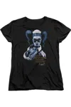 Gildan Batman Arkham Asylum Arkham Harley Quinn Short Sleeve Womens Tee / T-shirt In Black