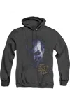 Gildan Batman Arkham Asylum Arkham Joker Adult Heather Hoodie / Hooded Sweatshirt In Black