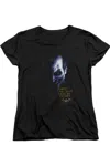 Gildan Batman Arkham Asylum Arkham Joker Short Sleeve Womens Tee / T-shirt In Black