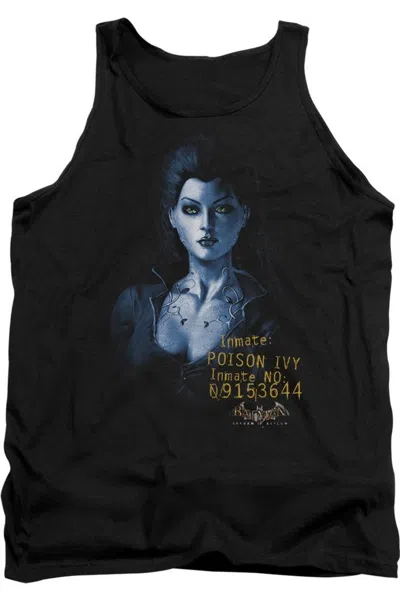 Gildan Batman Arkham Asylum Arkham Poison Ivy Adult Tank Top In Black