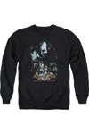 Gildan Batman Arkham Asylum Five Against One Adult Crewneck Sweatshirt In Black