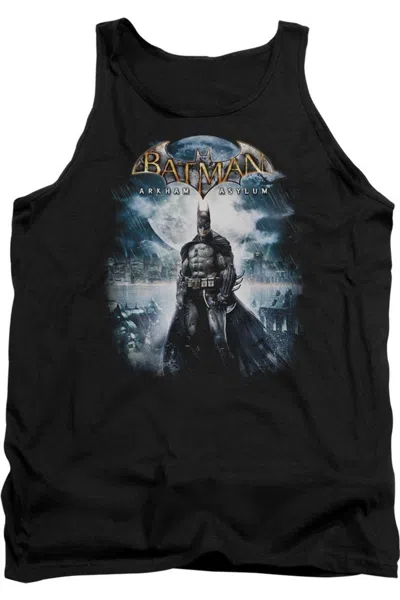 Gildan Batman Arkham Asylum Game Cover Adult Tank Top In Black