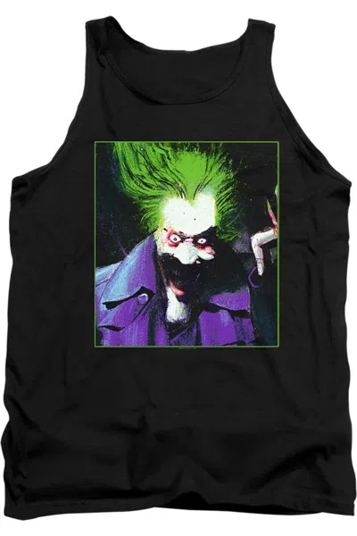 Gildan Batman Arkham Asylum Joker Adult Tank Top In Black