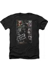 Gildan Batman Arkham Asylum Running The Asylum Short Sleeve Adult V Neck Tee / T-shirt In Black