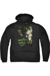 Gildan Batman Arkham Asylum Welcome To The Madhouse Adult Pull Over Hoodie / Hooded Sweatshirt In Black