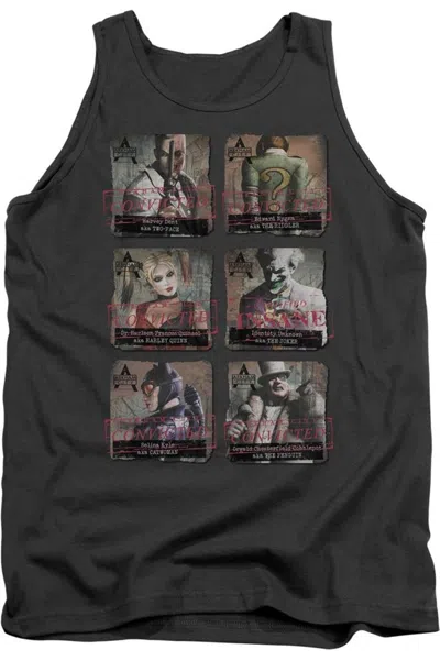Gildan Batman Arkham City Arkham Lineup Adult Tank Top In Pink