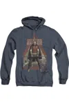 Gildan Batman Arkham City Arkham Robin Adult Heather Hoodie / Hooded Sweatshirt In Blue