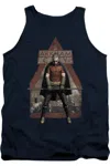 Gildan Batman Arkham City Arkham Robin Adult Tank Top In Blue